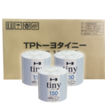 トーヨタイニー 107mm×150m 1ロール×45入 再生紙100%